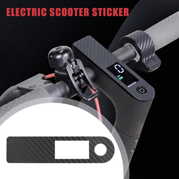 Beskyttelsesfilm Scooter Tilbehør Scooter Central Carbon Fiber Pvc Sticker Til Xiaomi M365 Pro Elektrisk Scooter Tilbehør Black