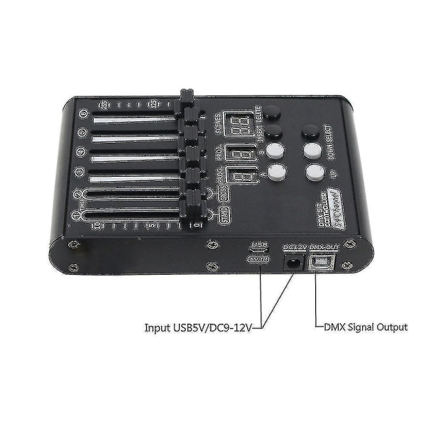 Hot Mini Dmx Controller Disco Stage Ljuseffekt Dmx512 Konsol för Dj Party