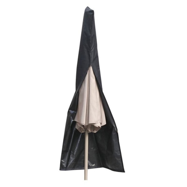 1 pakke udendørs paraplybetræk Banan paraply romersk paraply lige paraply Vandtæt betræk udendørs solsejl regnslag (sort, 26*57*190 cm)