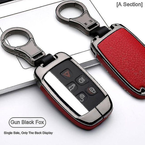 Bildekortilbehør Keyfob 5-knappers bilnøkkelveske kompatibel med Land Rover Jaguar Xe Xj Xjl Xf C-x16 V12 Gitar F X Typ X-ty Keypad Option 6
