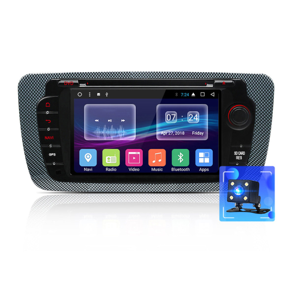 Engros 2 Din Android 7.1 Car DVD Multimedieafspiller til Seat Ibiza 2009-2013 GPS Navigation OBD2 RDS radio video lydafspiller