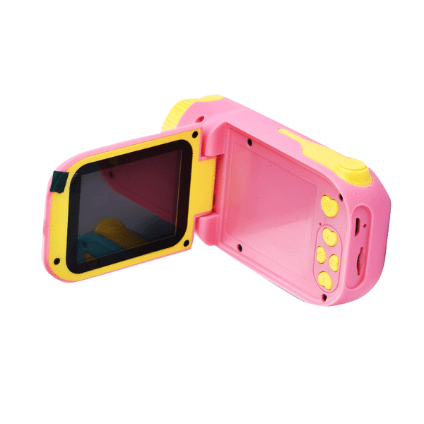 DV-videokamera for barn Digitalkamera Lekefoto-videoopptaker (1 pakke rosa)