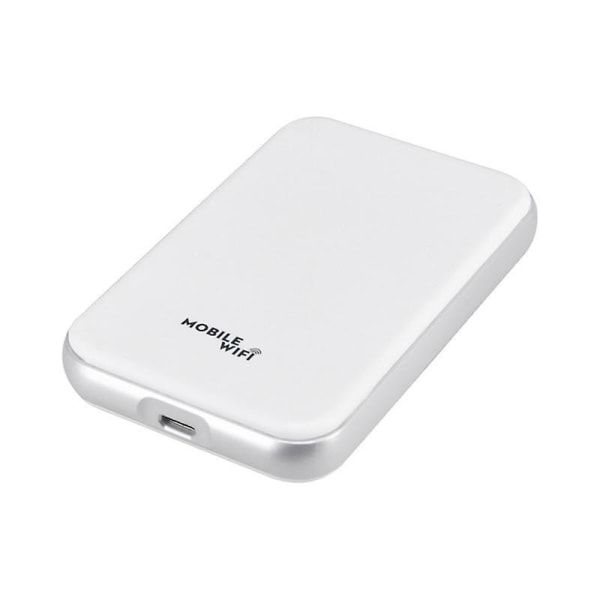 150mbps 4g Lte Pocket Wifi Router Bil Mobil Hotspot Trådløst Bredbånd Mifi Ulåst Modem Med Sl White