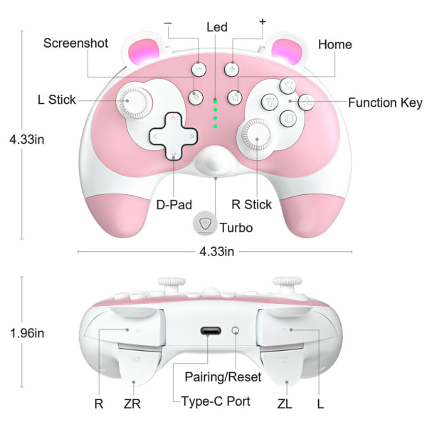 Switch Controller Wireless BT Gamepad