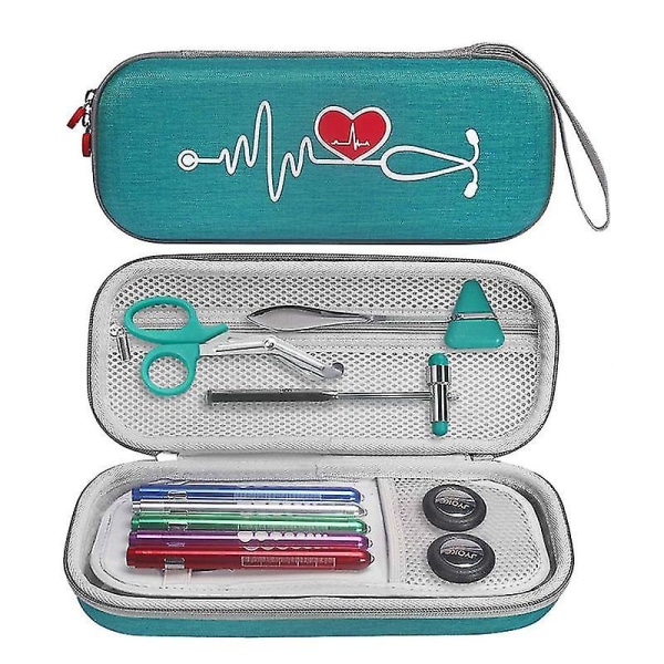 Eva bärhårt case för 3m Littmann Classic Iii övervakningsstetoskop Green