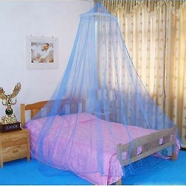 Elegant sengeteppe myggnett i blonder Pink