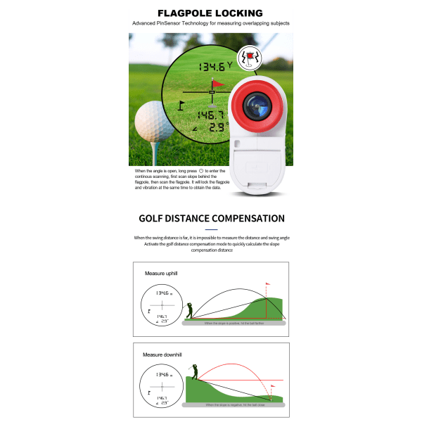 Laser golf avstandsmåler