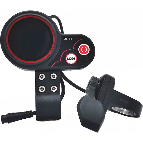 48v-60v Throttle Throttle LCD Display Kit Suit For Zero 8 9 10 8x 10x elektrisk skoter Qs-s4 6pin Display Tillbehör QS-S4 Display