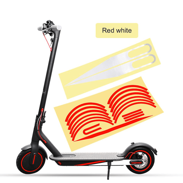 Elektrisk scooter hjulnav Beskyttende reflekterende klistremerke for Xiaomi M365 Pro 1s elektrisk scooter hjul klistremerke deler a