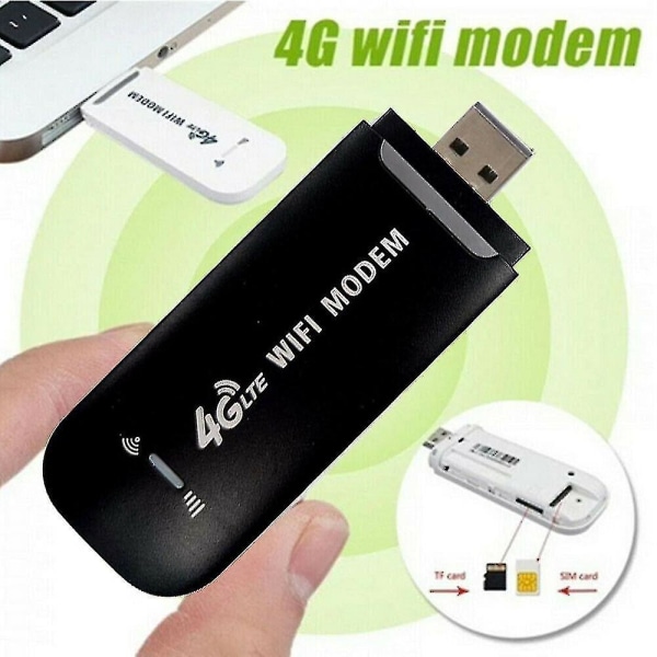 Uusi 2023 lukitsematon 4g Lte Wifi USB sovitin mobiililaajakaista 150mbps modeemin SIM-kortti White