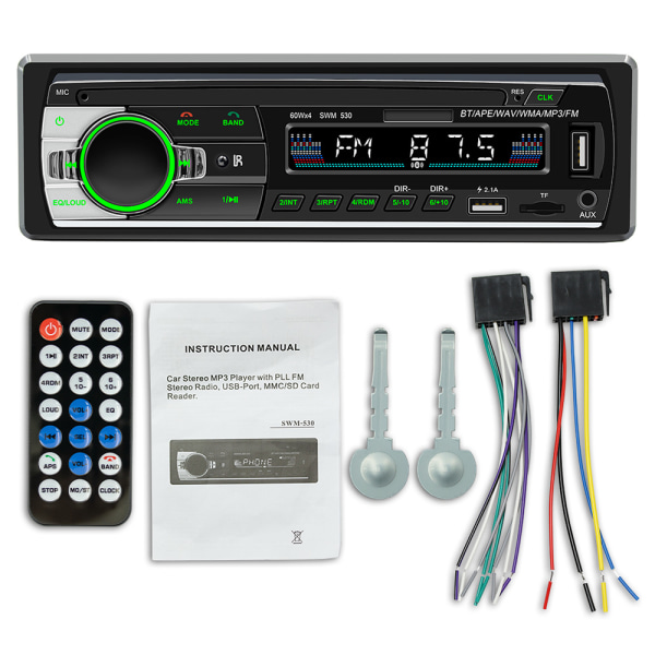 Med mobiltelefon lading bil MP3-spiller bilkort radio Bluetooth telefon musikk effektforsterker