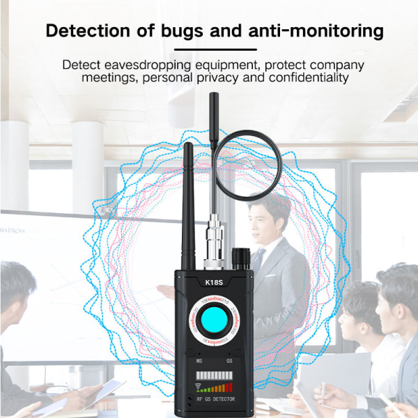 Skjult kameradetektor RF-detektor Hotellkameradetektor Signaldetektor Anti-overvåking Anti-snikskyting