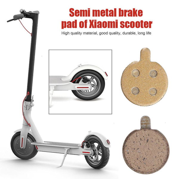 1-5 par elektrisk scooter skive bremseklodser til Xiaomi M365 Pro Kick scooter reservedele Friktionsplader Slidbestandige 1Pair B