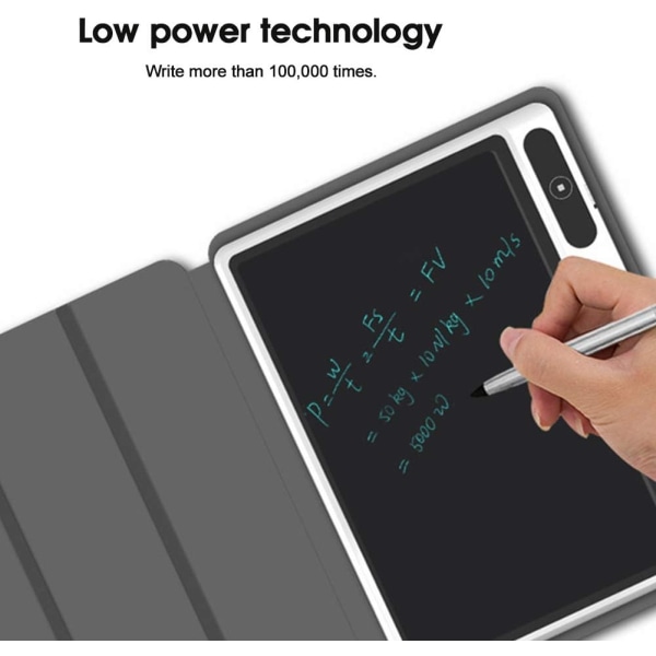 (Roserød) LCD-skrivetavle, tegnetablet, digital grafiktablet, med etui og stylus i imiteret læder, håndmalingsværktøj