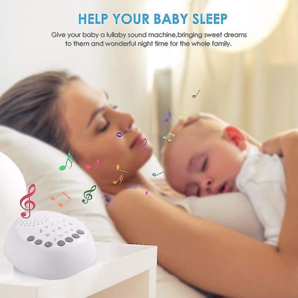 Sömnljudsmaskin, White Noise-maskin för sömn och avkoppling
