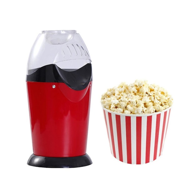 Automatisk Mini Popcorn Maskin Hushåll Hälsosam Varmluft Popcorn Popper Maker Med US