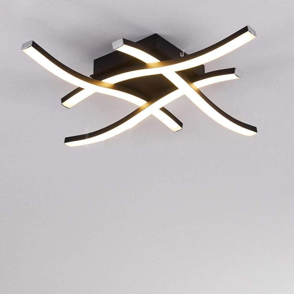 Moderne design LED-loftslys, bølget loftsbelysning