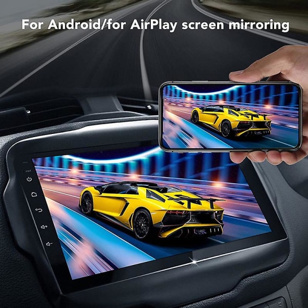 Langaton Carplay-sovitin, langallinen langattomaan Carplay-sovittimeen, langaton Carplay-sovitinmuunnos Androidille Ios-autosoittimen pääyksikköön