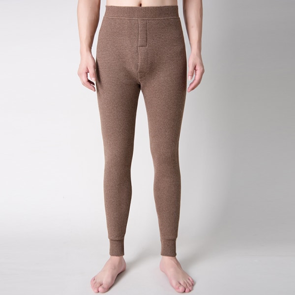 Förpackning med 1 thermal för män Long Johns varma underkläder Baselayer Khaki 185