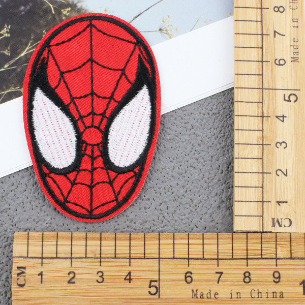 24 stk Spiderman Iron-on Patches, Brodery Iron-on Patch DIY Klær Patches Blomsterklistremerker. Sy applikasjoner
