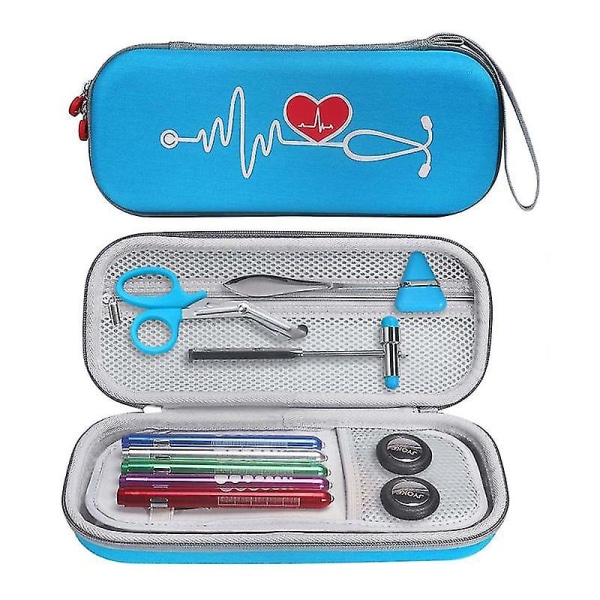 Eva case 3 metrin Littmann Classic II -valvontastetoskoopille Blue