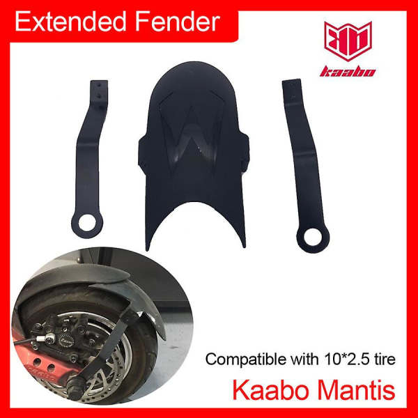 Förlängt set stänkskydd Standard och bredare fram bak för Kaabo Mantis 10-tums elektriska skoterdelar Widen 2 sets
