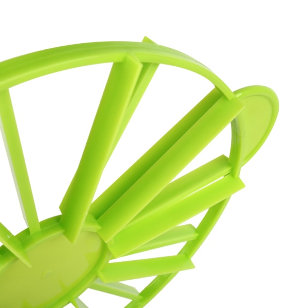 Grøn gør-det-selv bagværksføder Plastic kageskærer 10/12 stykker Equalizer bageværktøj