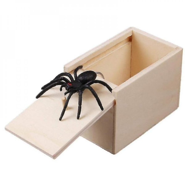 Mischief Spider -paniikkilaatikko, 1 kpl, puunvärinen Zinuo Boutique