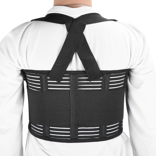 Støtteskinne for ribbensbrudd, pustende fast belte for ribbeinsbrudd, justerbart korsryggbeskyttelsesbelte, støttebelte