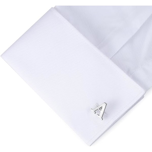 BEAR Mænds alfabet manchetknapper skjorte håndledskrave rustfrit stål bryllupsgave