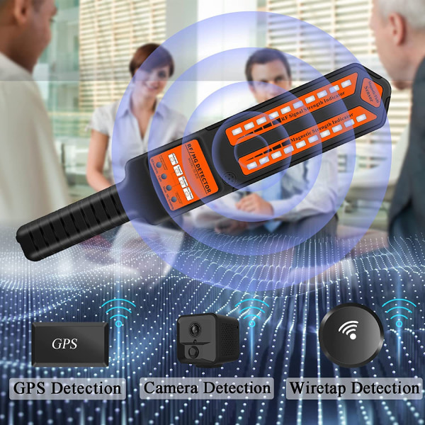Radio Frequency Detector Hotel Kamera Detektor Håndholdt Trådløs Detektor Anti-tracking Overvågning Mobiltelefon Signal
