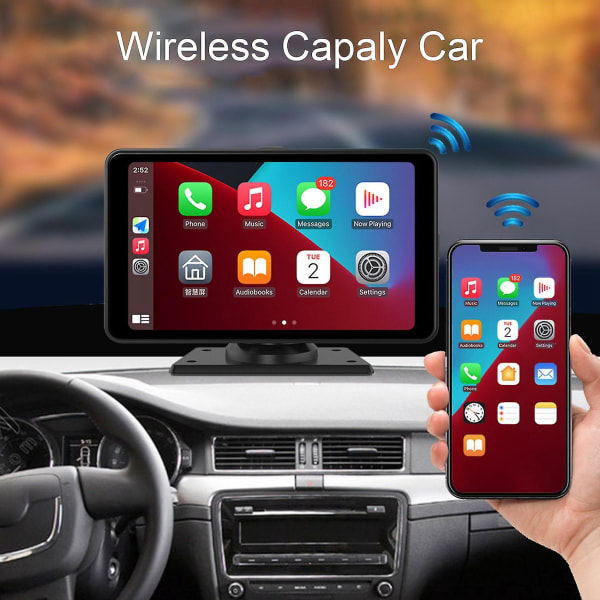 7 tuuman kosketusnäyttö Auton langaton Carplay Radio Bluetooth Multimediasoitin Autostereo MP5-soitin A