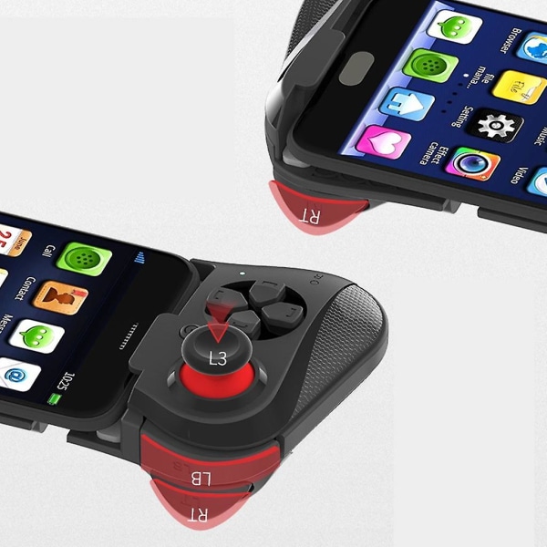 Trådløs Bluetooth Gamepad Telefonpad Gamepad Joystick til Android