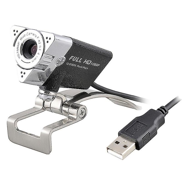 HD 1080p tietokoneen USB webkamera mikrofonilla