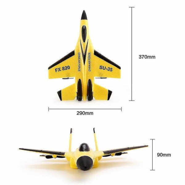 2,4 g Glider Rc Drone kiinteäsiipinen lentokone käsinheittovaahto sähköinen kaukosäädin ulkokäyttöön Blue