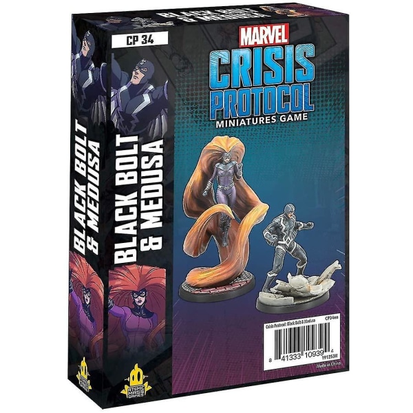 Marvel Crisis Protocol -hahmopaketti - musta pultti ja medusa