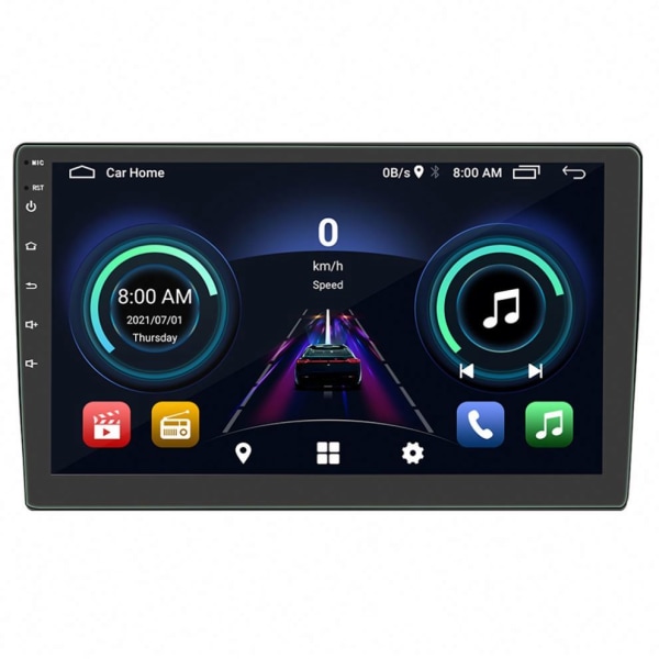 Bedst sælgende 9" Multimedia Android Car DVD-afspiller Touch Screen Dobbelt Din Car Radio Intelligent Car Monitor 10