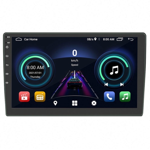 Myydyin 10-tuumainen multimedia Android-auton DVD-soitin Kosketusnäyttö Double Din Car Radio Älykäs automonitori 9"