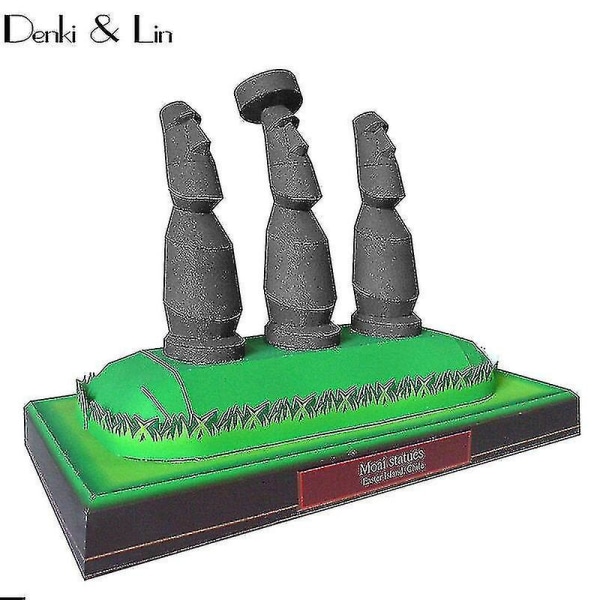 Lean Moai Statue 3D Building Diy Educational Toy Game