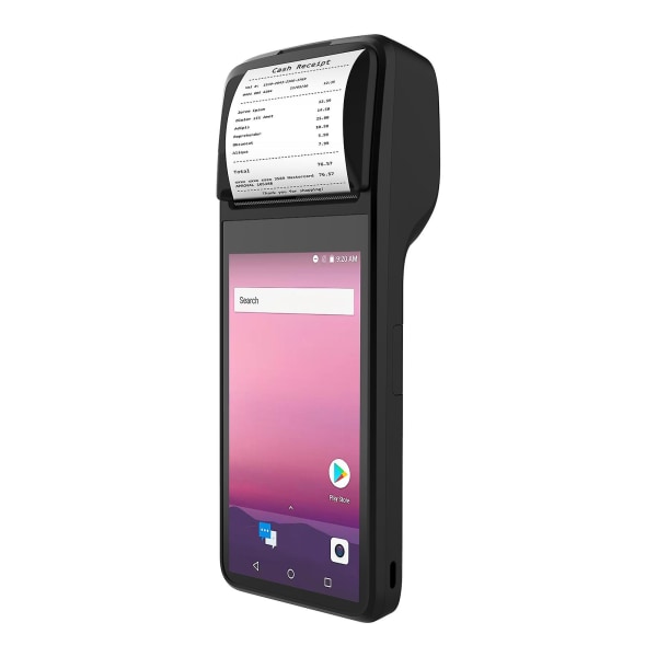 Kädessä pidettävä 4g Pos kuittitulostin Android 11 1d/2d viivakoodinlukija Pda-liitin Nfc-CCd 1d-koodinlukijalla Tuki Wifi Bt 5 kosketusnäytöllä 58mm leveys