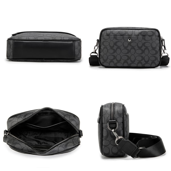 Dam/herr Casual Rutig Axelväska Sport Crossbody Bag