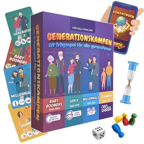 Generationskampen Frågesport Default Title