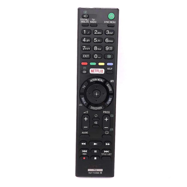 RMT-TX200E Sony TV:n kaukosäätimelle KD-65XD7505 KD-55XD7005