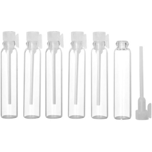 24 STK kosmetiske etterfyllbare duftprøveflasker med dropper 2ml