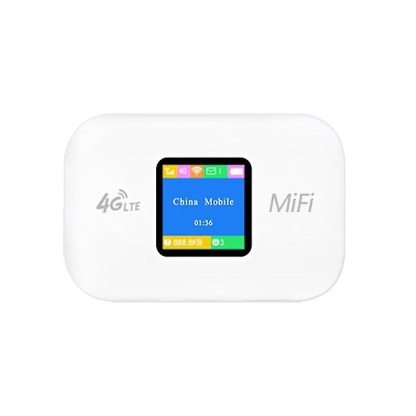 4g Mifi Pocket Wifi -reititin värinäytöllä 150mbps 3000 Mah 2,4g automobiili Wifi langaton hotspo