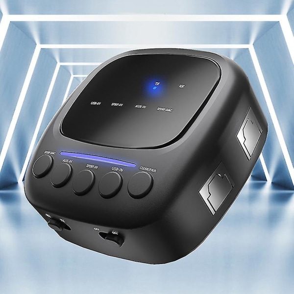 Spdif Bluetooth 5.2 Audio 3.5mm Aux Optisk Trådlös Stereo Receiver Transmitter Adapter För Tv Bil