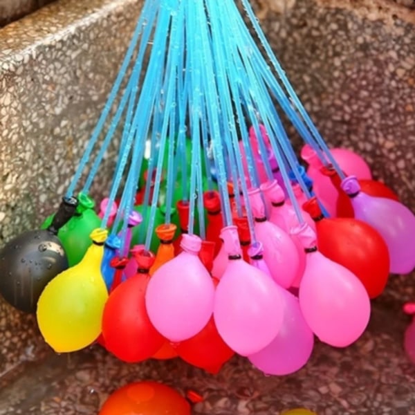 111 vesipalloa – ilmapallot täyttyvät useilla väreillä 1 minuutissa