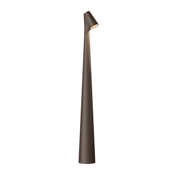 Elegant smal, konisk skrivbordslampa Bärbar Dimbar LED-gravyrlampa 5