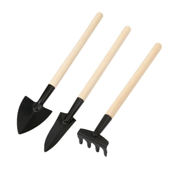 3 stk mini hageverktøysett multifunksjons spade rake spade