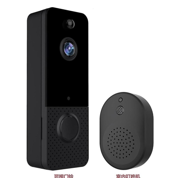 Smart Camera Trådlös visuell dörrklocka Variabelt ljud Tvåvägskamera Fjärrkontroll Monitor